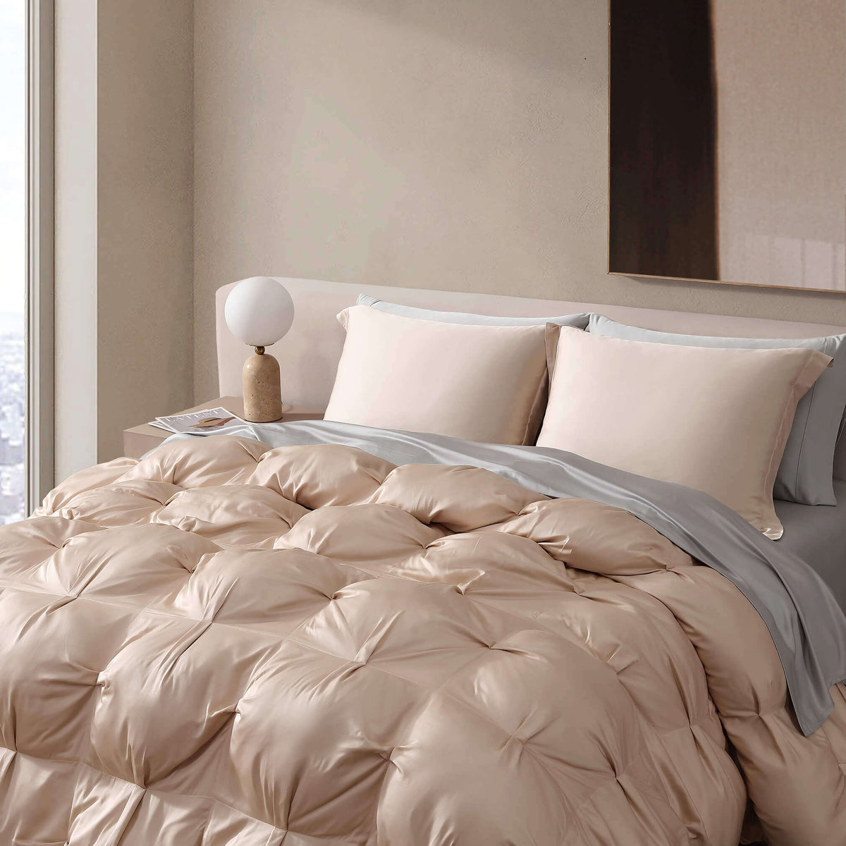 Premium Lumière Sham Set