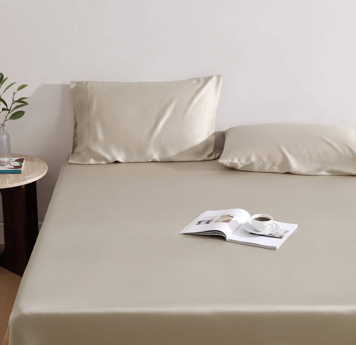 Silky Lyocell Fitted Sheet Set