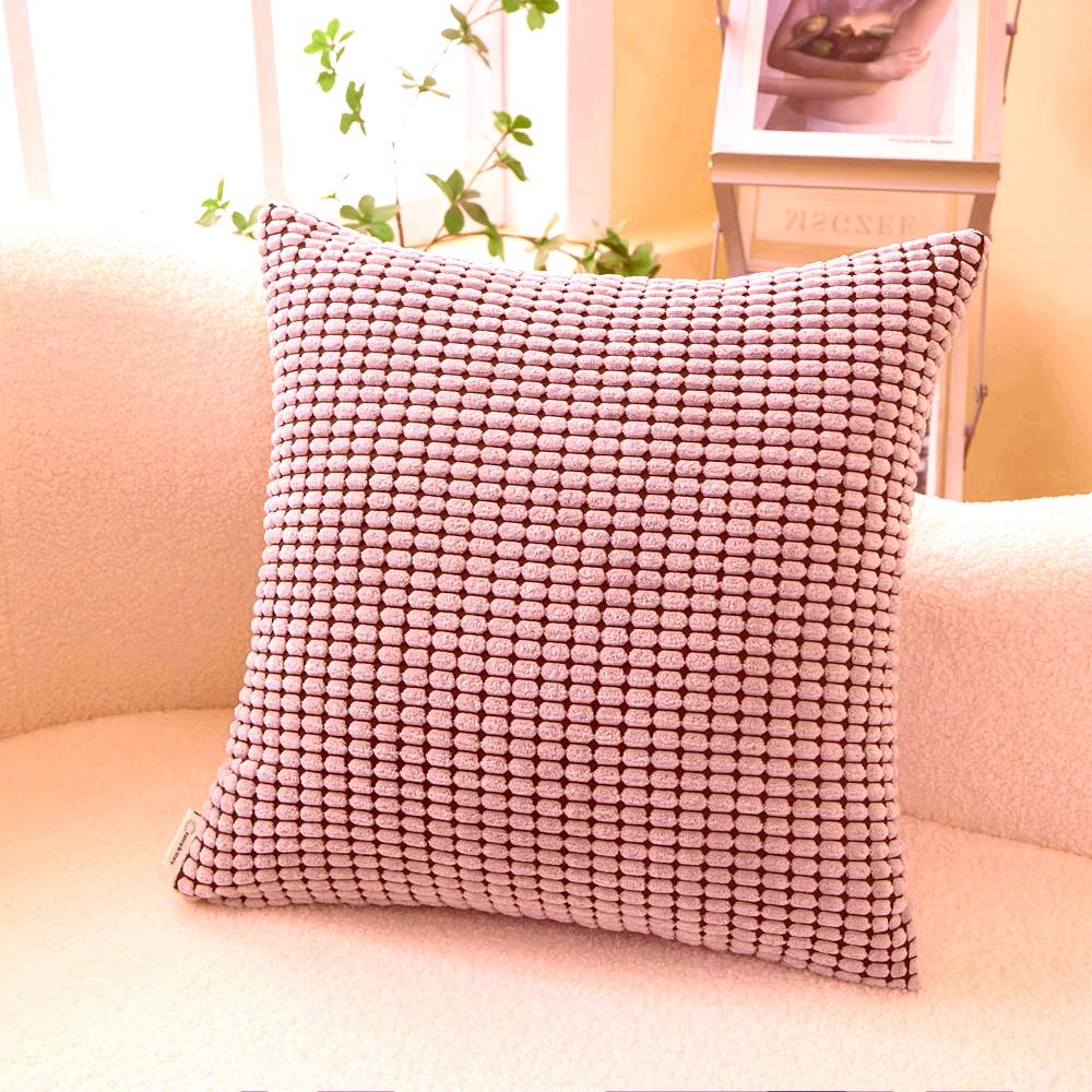 Polyester Blend soft hand feeling Throw Pillow covers pack of 2 size 18"x18"