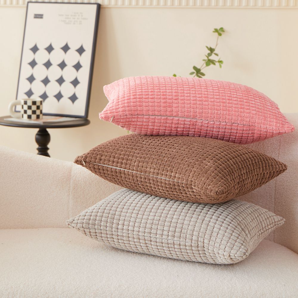Set of 2 Polyester Blend soft hand feeling Throw Pillow covers size 18"x18" or 12"x20"