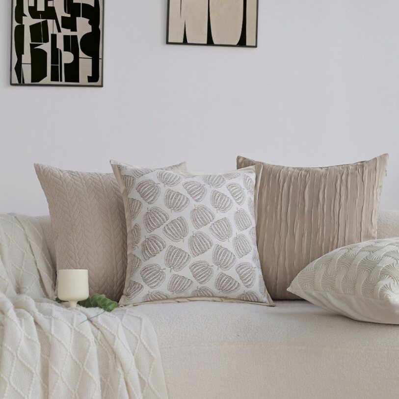 Tranquil Touches: Pack of 1 Throw Pillows with Inserts