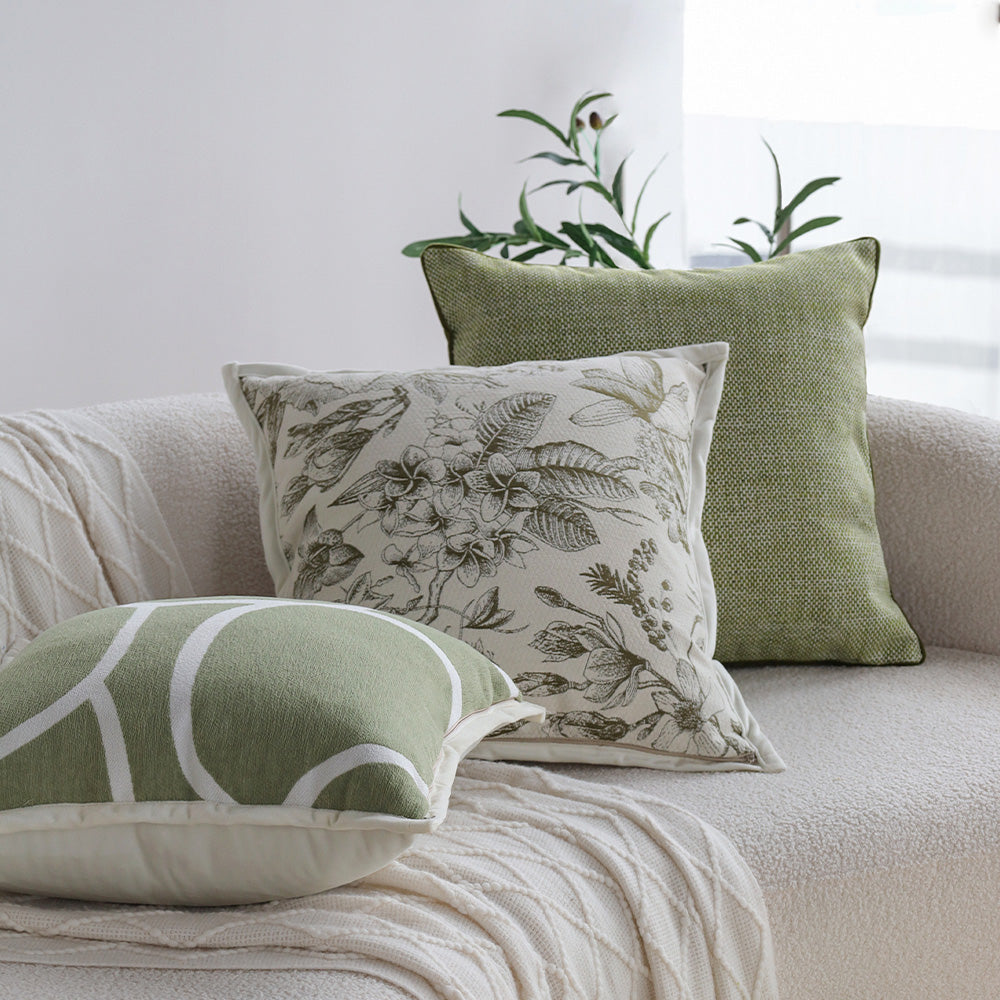 Tranquil Touches: Pack of 1 Throw Pillows with Inserts