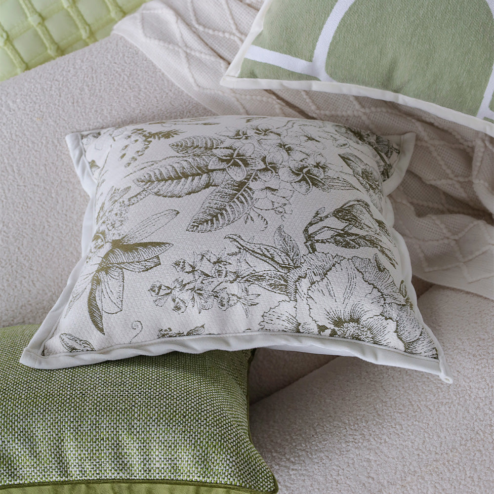 Tranquil Touches: Pack of 1 Throw Pillows with Inserts