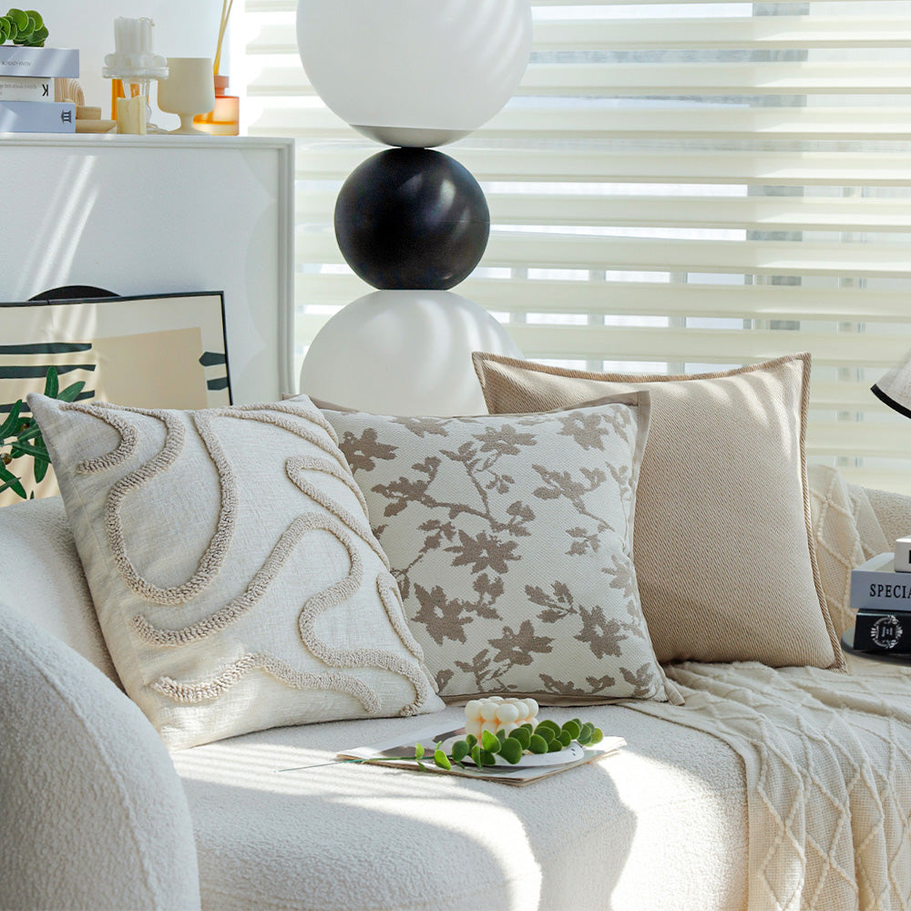 Tranquil Touches: Pack of 1 Throw Pillows with Inserts