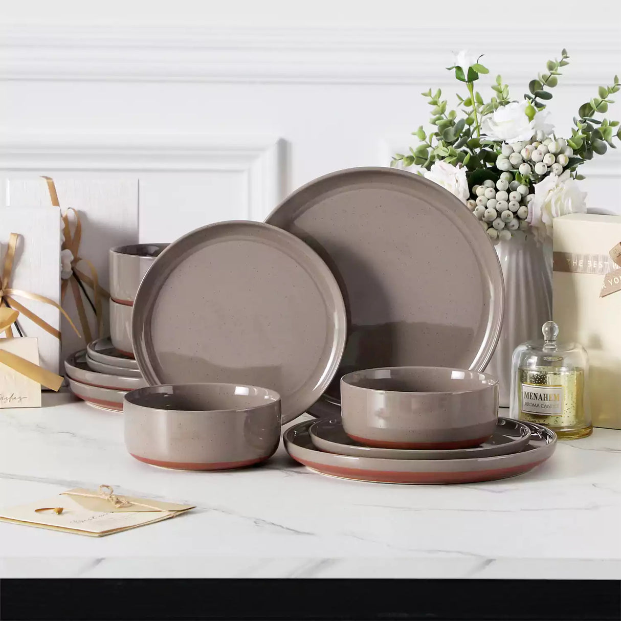 Tara 12 Piece Dinnerware Set