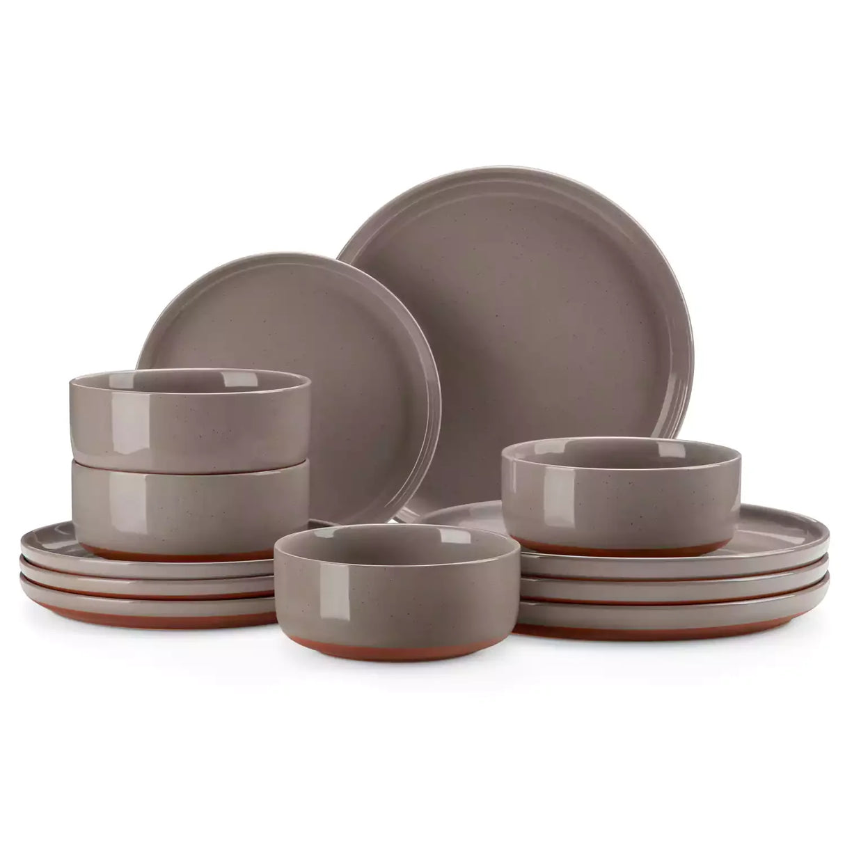 Tara Multicolor 12-Piece Stoneware Dinnerware Set