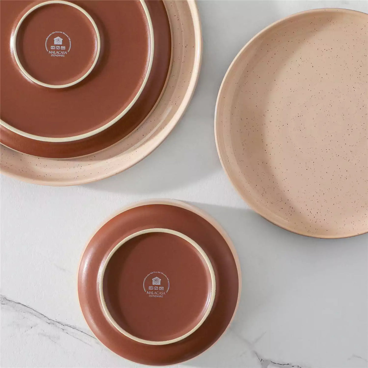 Tara Multicolor 12-Piece Stoneware Dinnerware Set