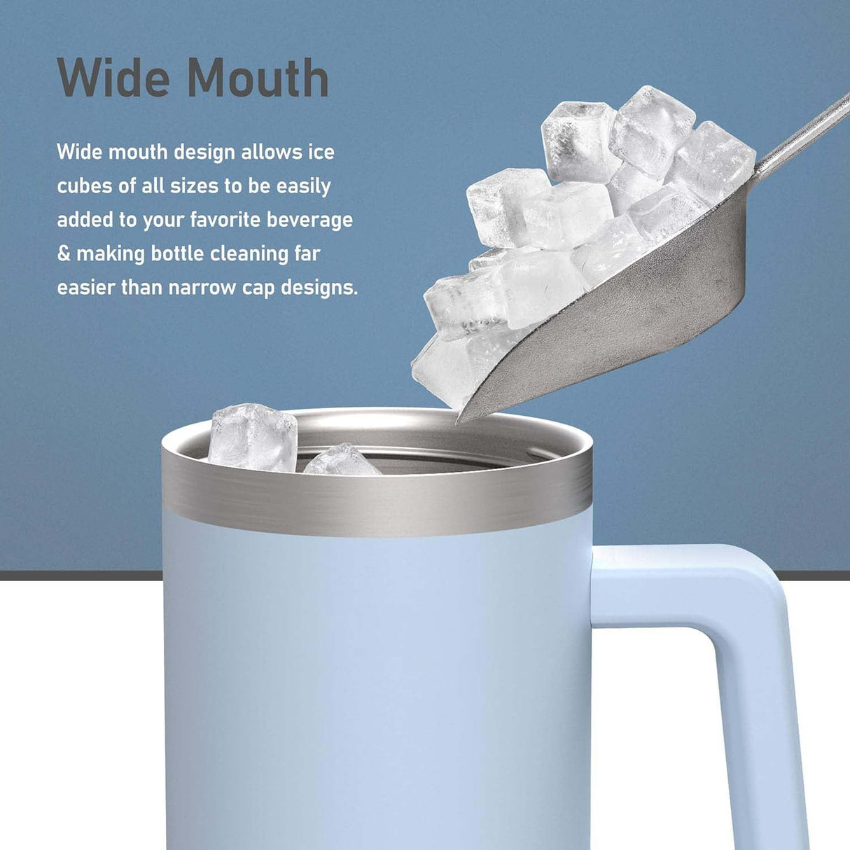 40 oz Tumbler Cup with Handle and Carrier Bag, 24-Hour Insulated Water Bottle with Straw Lid, Neoprene Carrying Sleeve and Hand Strap