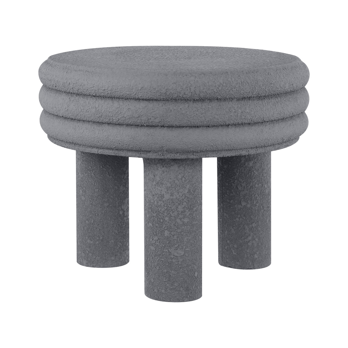 Rashida Contemporary Minimalist Curvy High Indoor/Outdoor Accent Table