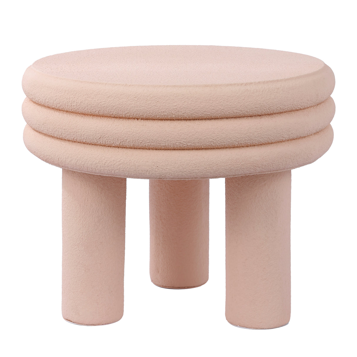 Rashida Contemporary Minimalist Curvy High Indoor/Outdoor Accent Table