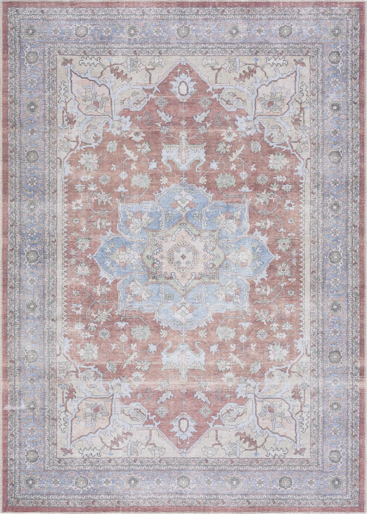 Brown Bagamanoc Medallion Area Rug - Clearance