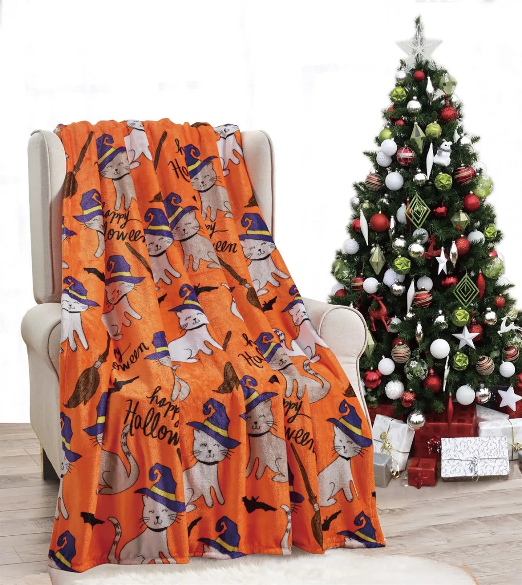 Halloween Blankets 50 X 60 Throw - Halloween Decor