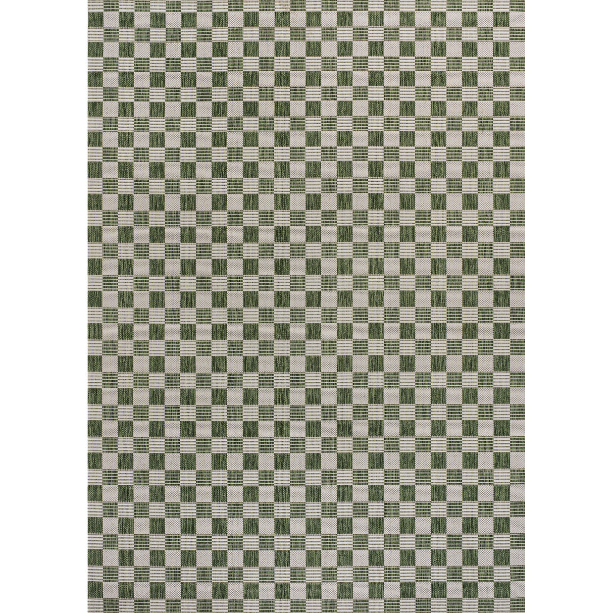 Aimee Traditional Cottage Checkerboard Indoor/Outdoor Area Rug