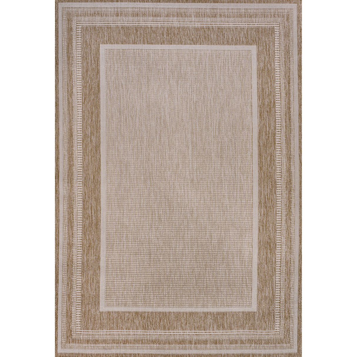 Beckett Classic Casual Border Stripe Indoor/Outdoor Area Rug