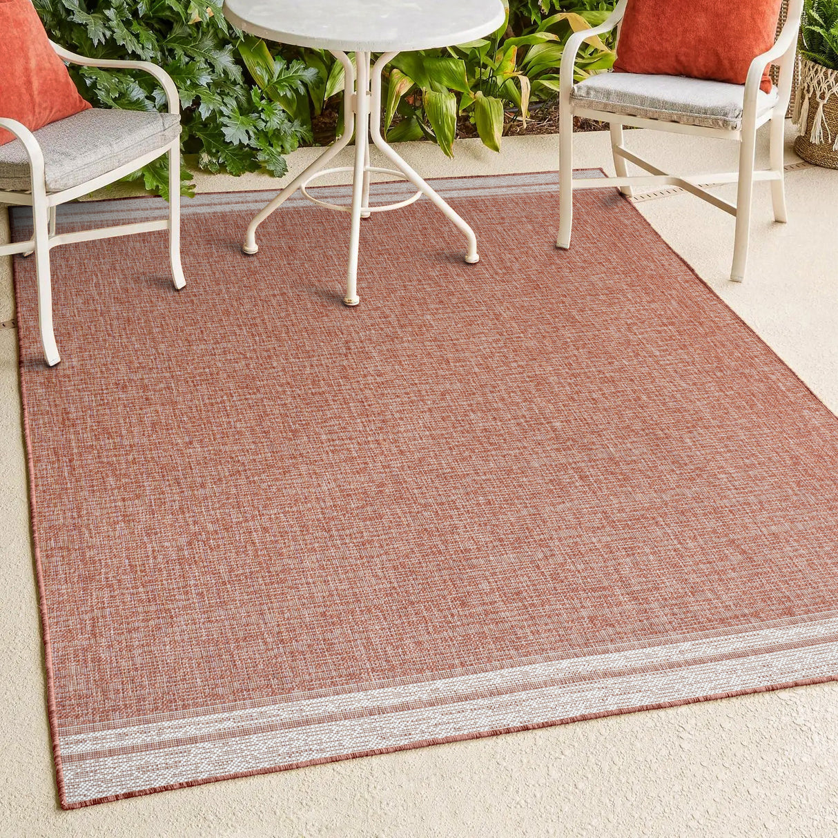 Alda-Modern-Minimalist-Mingled-Chic-Solid-Indoor/Outdoor-Area-Rug-Outdoor-Rugs