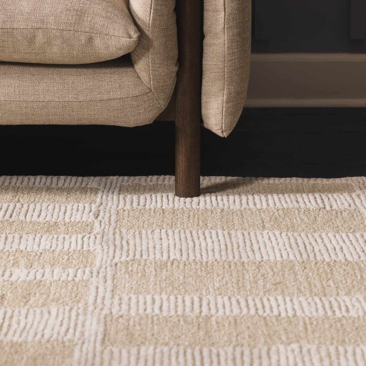 Teige Light Silver Area Rug