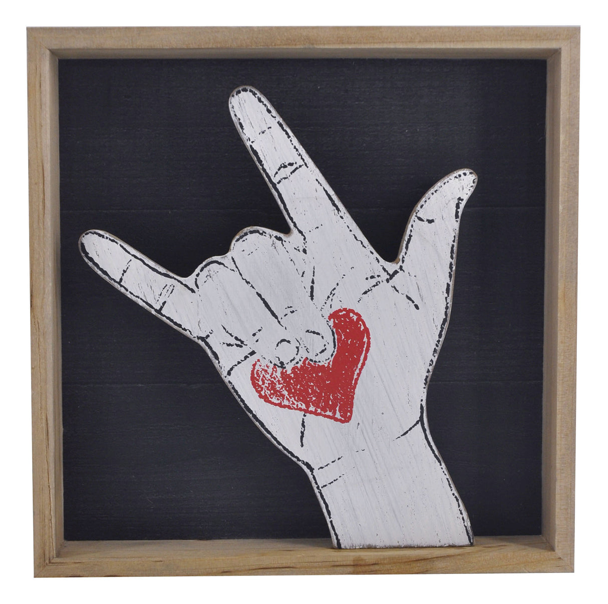 Love finger sign