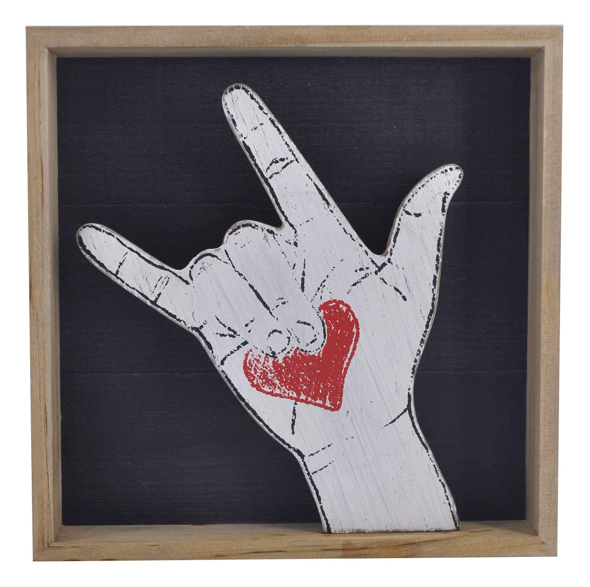 Love finger sign