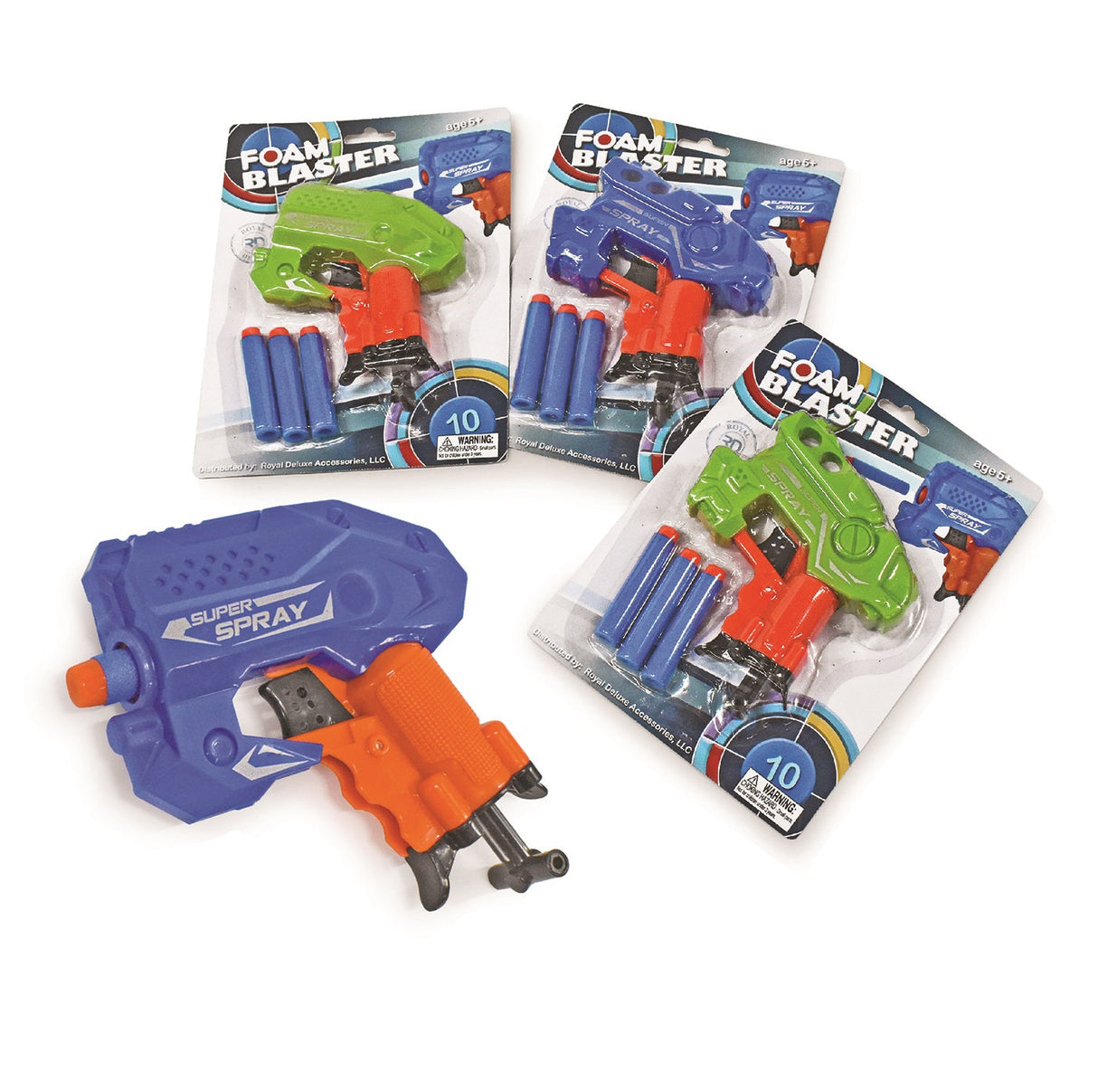2-Pack Foam Blaster Gun with Bullets