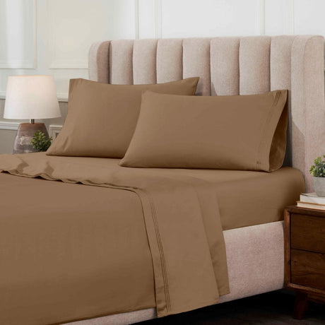 Egyptian Cotton Sateen Sheet Set 1000 Thread Count - Egyptian Cotton Sheet Set by Superior Brand