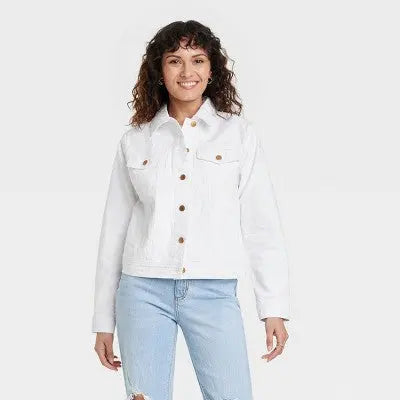 Universal Thread Women's Plus Button Up Denim Jacket