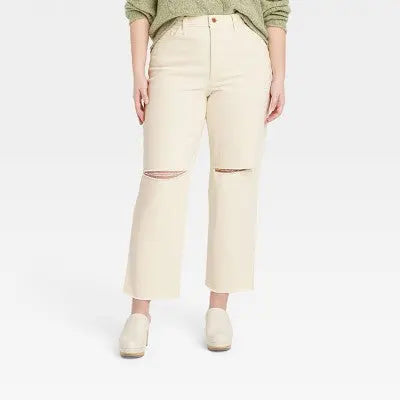 Universal Thread Women's Super-High-Rise Vintage Straight Jeans Ankle Length