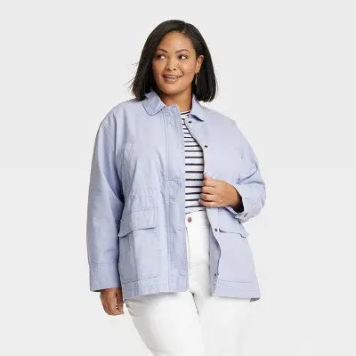Universal Thread Women's Zip-Up Winter Utility Jacket