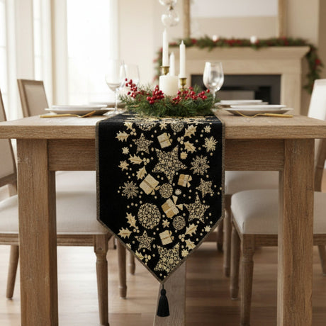 Magical-Golden-Reindeer-Woven-Tapestry-Dining-Table-Runner-(18272)-Table-Runners