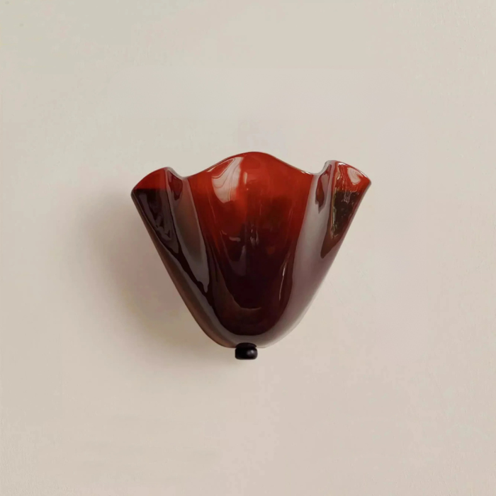 Nordic Glass Wall Lamp Minimalist Sconce for Hallway Stair Bedside Decor