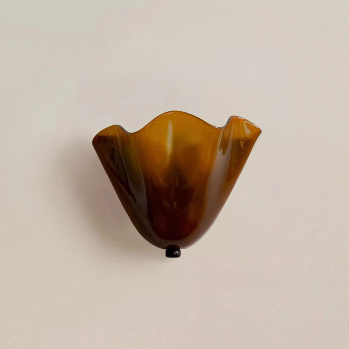 Nordic Glass Wall Lamp Minimalist Sconce for Hallway Stair Bedside Decor