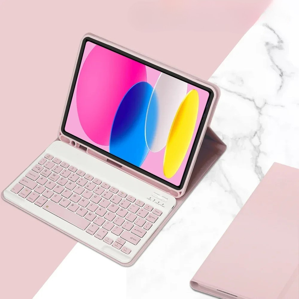 Detachable Bluetooth Keyboard Case for 10.9 Tablet Wireless Protective Cover