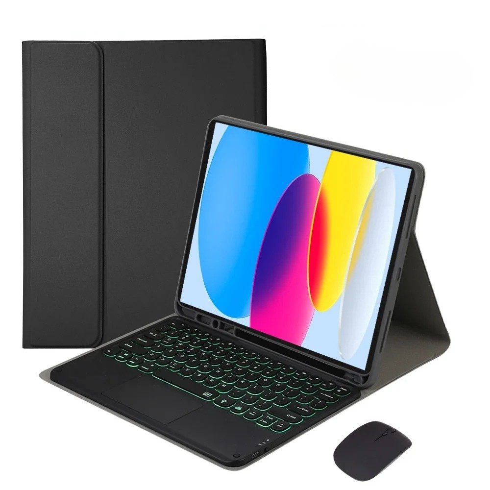 Bluetooth Keyboard Case for 11 Inch Tablet 2025 Touchpad Wireless Cover