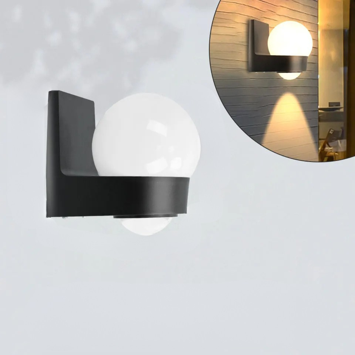 IP66 Waterproof LED Wall Light 8W Outdoor Indoor Lamp for Porch Balcony