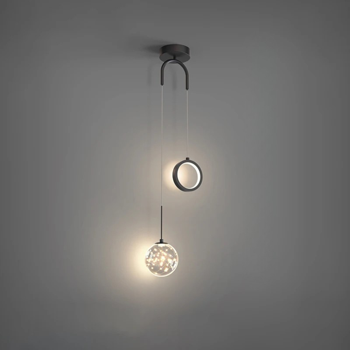 LED Pendant Light Hanging Lamp for Living Room Bedroom Dining Table Home Decor
