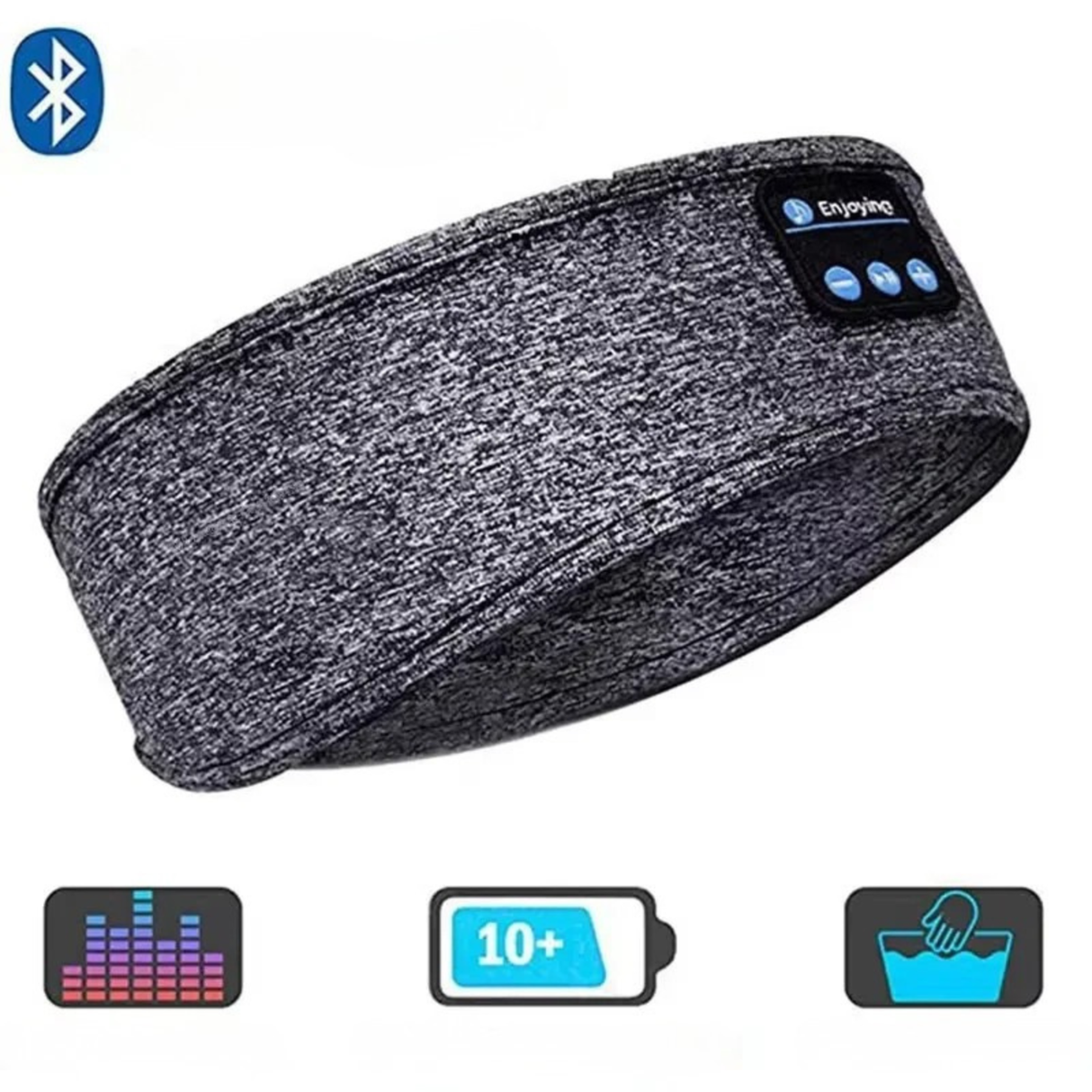 Bluetooth Sleep Headband Wireless Headphones Music Eye Mask Sports Sleeping
