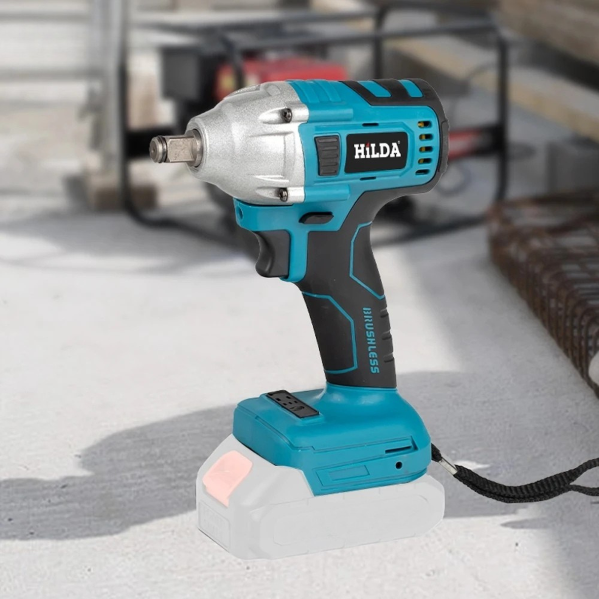 18V Cordless Impact Wrench 1/2 Inch Brushless Electric Socket Tool