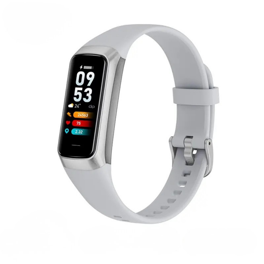 AMOLED Smart Watch Fitness Tracker Heart Rate Waterproof Sports Watch for Men Women