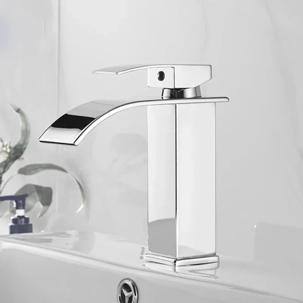 Dragon Head Waterfall Faucet Bathroom Kitchen Sink Hot Cold Single Handle Tap