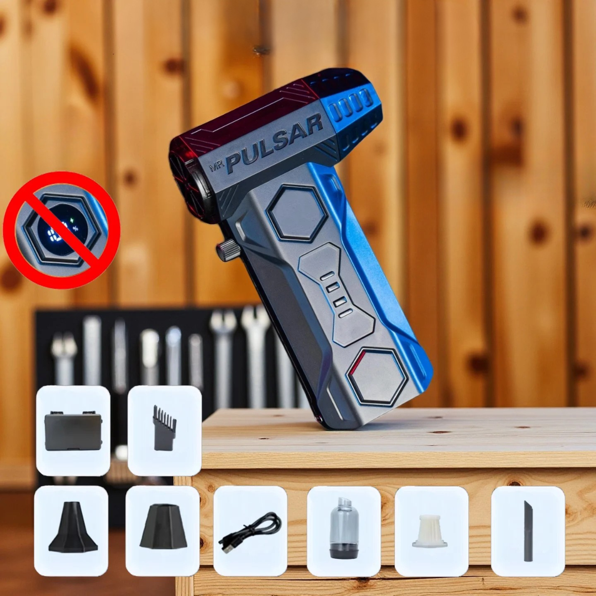 X11Pro Turbo Air Blower – 990000RPM Brushless Fan with 10000mAh Power & Kit