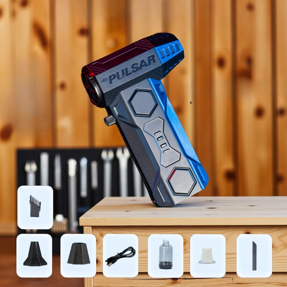 X11Pro Turbo Air Blower – 990000RPM Brushless Fan with 10000mAh Power & Kit