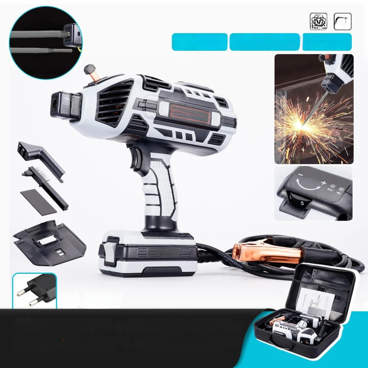 4600W Handheld Arc Welder Mini Portable Welding Machine