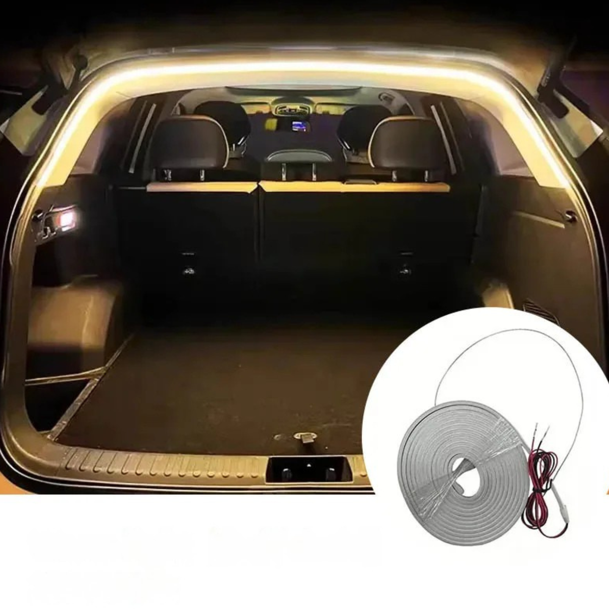 Car Trunk LED Light Strip Automatic Sensor High Brightness Interior Ambient