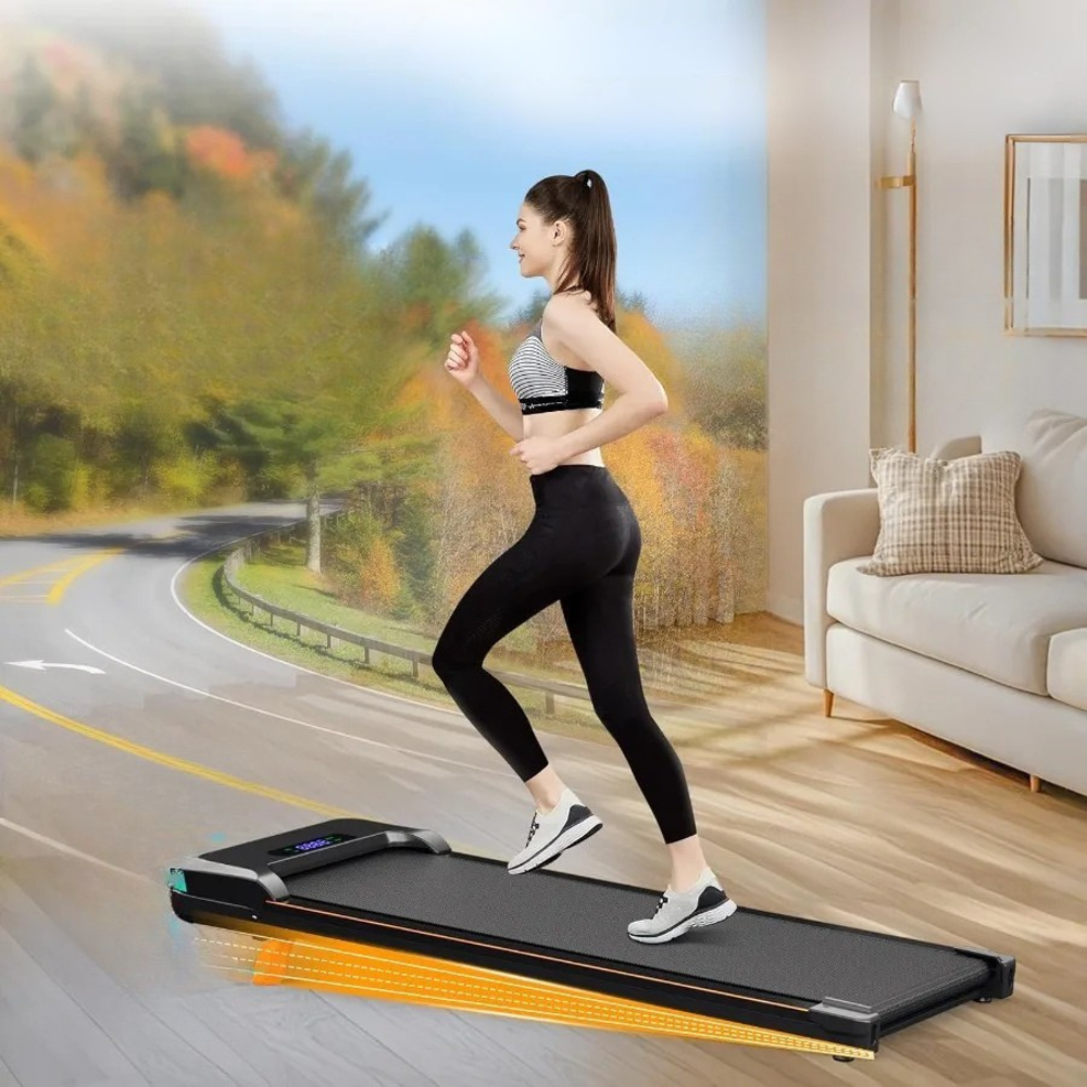 Under Desk Treadmill 4-in-1 Walking Pad 2.5HP Incline Portable Home Office