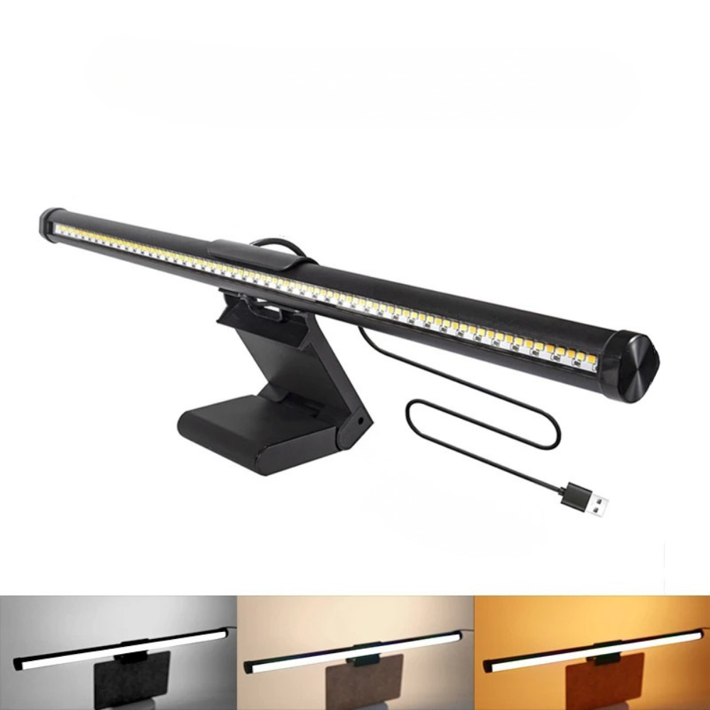 LED Monitor Light Bar Screen Hanging Lamp CCT Dimmable for Work Study Gaming