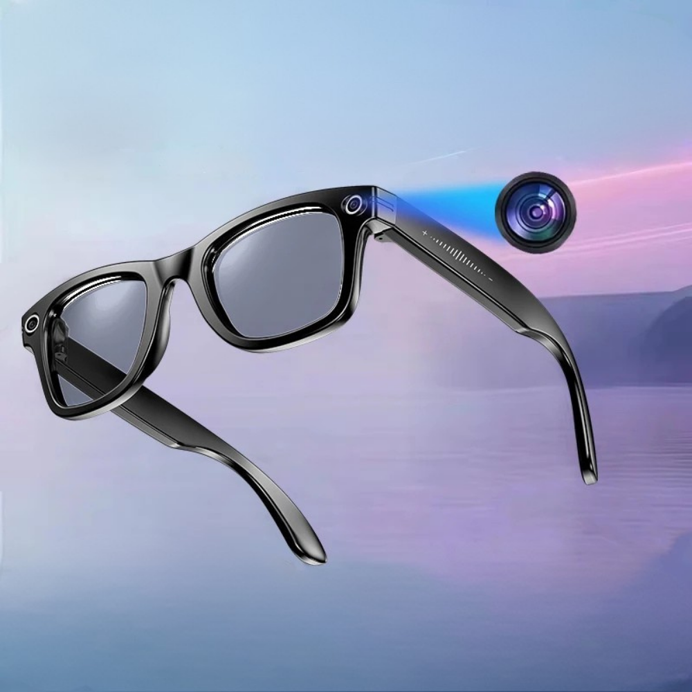 AI Camera Smart Glasses Color-Changing Translation Photo Video Recording Sunglasses