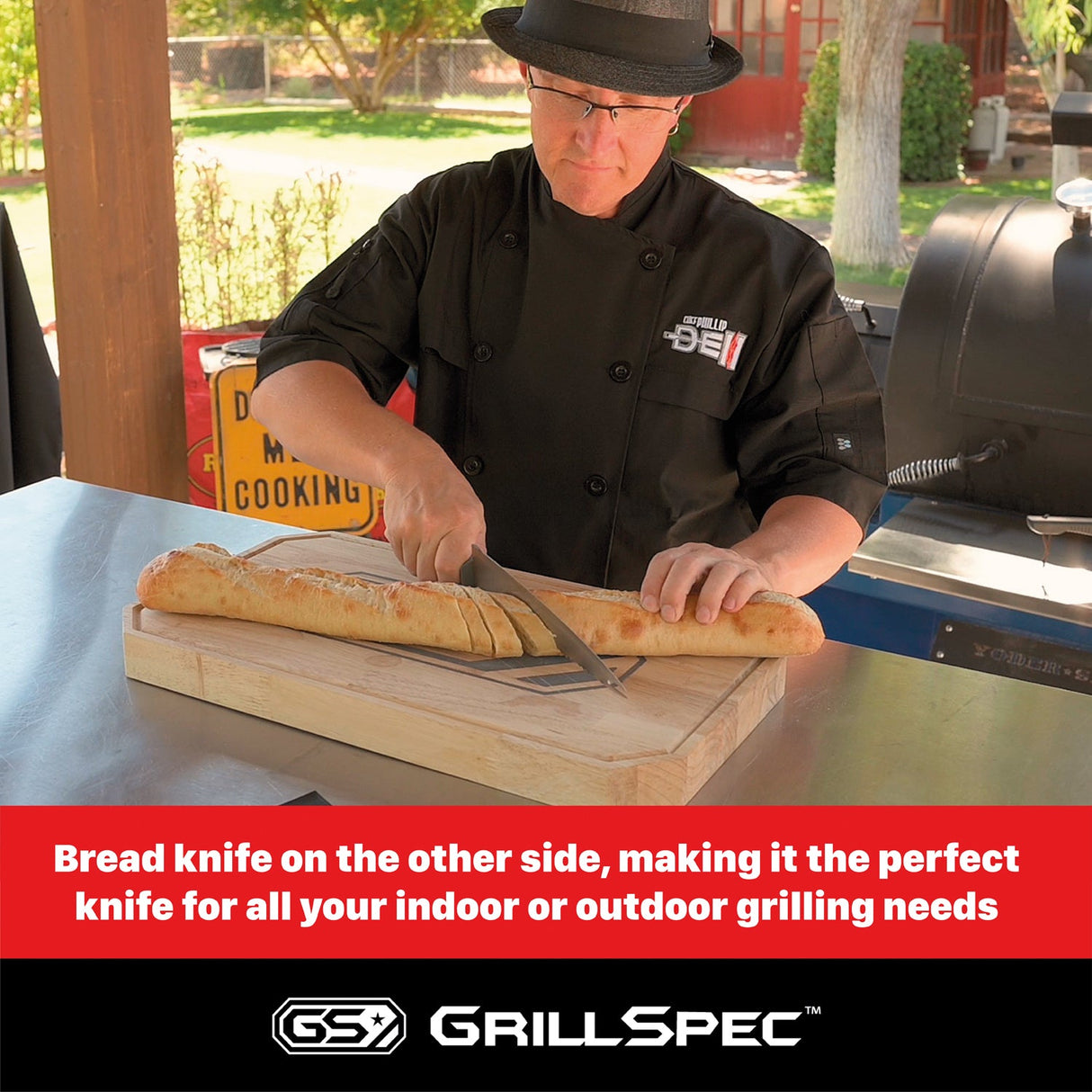 Utility Knife Multi-Use with Cover 8" Blade