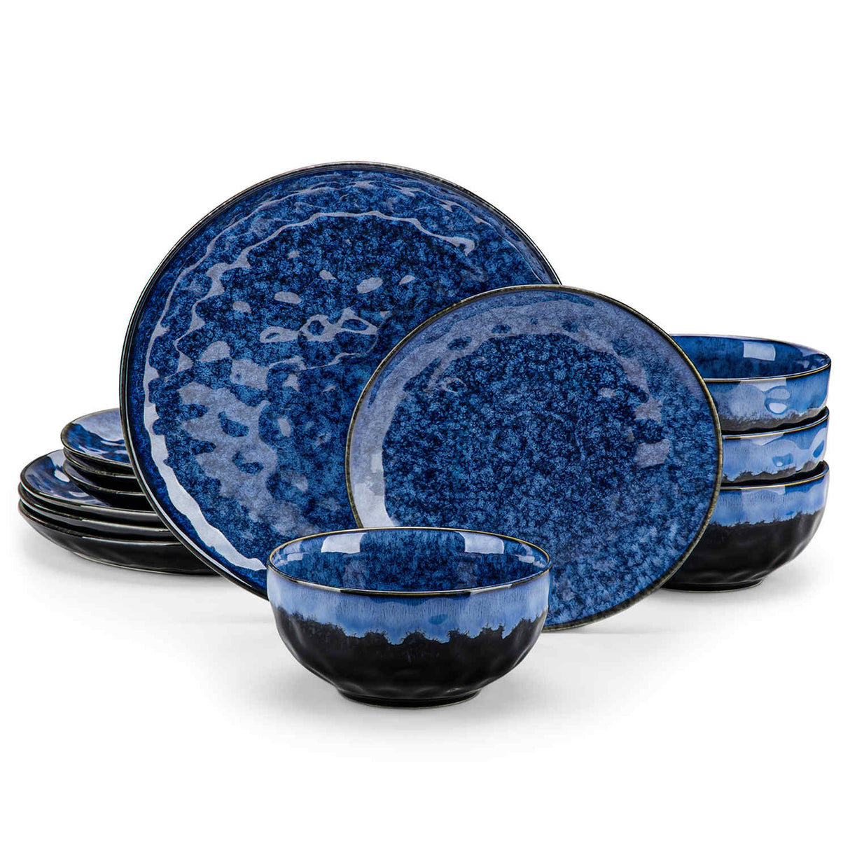 Starry 12 Piece Petite Dinnerware Set