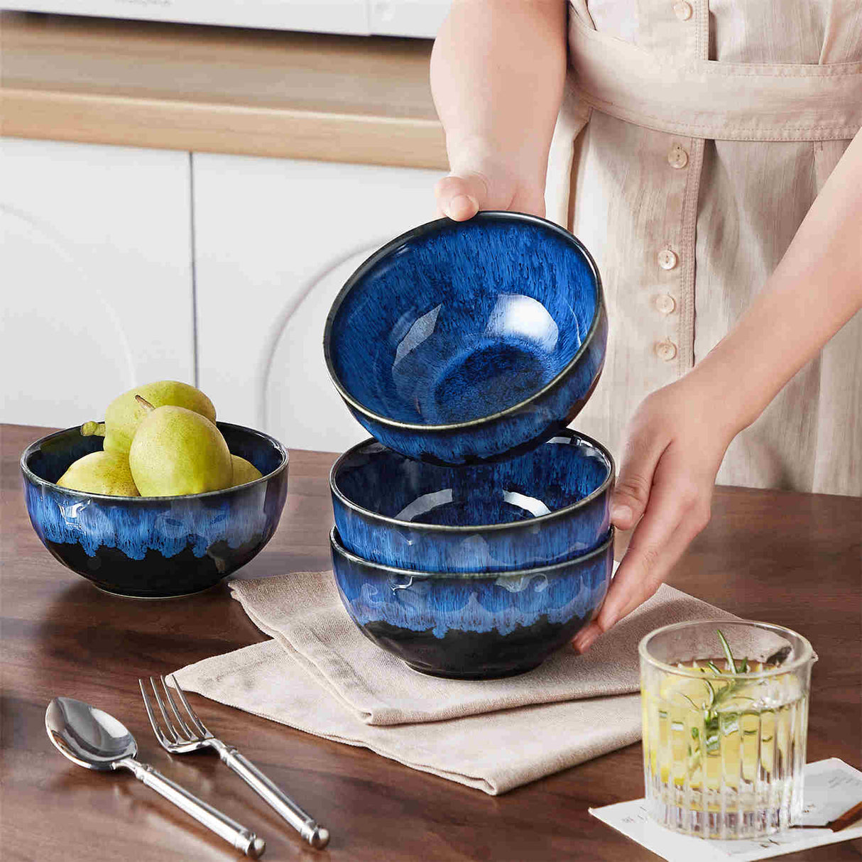 Starry Petite Cereal Bowls Set of 4