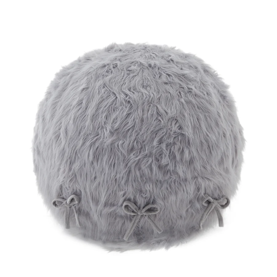 65 Inch Posture Fuzzy Exercise Yoga Ball Chair Set