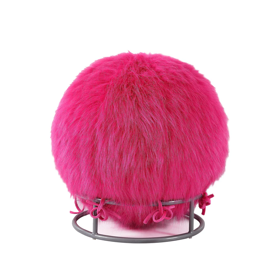65 Inch Posture Fuzzy Exercise Yoga Ball Chair Set